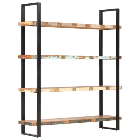 Rustika Rowe -  4-Tier Bookcase 160x40x180 cm Solid Reclaimed Wood